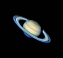 Saturn photographed by Wajid Qureshi
